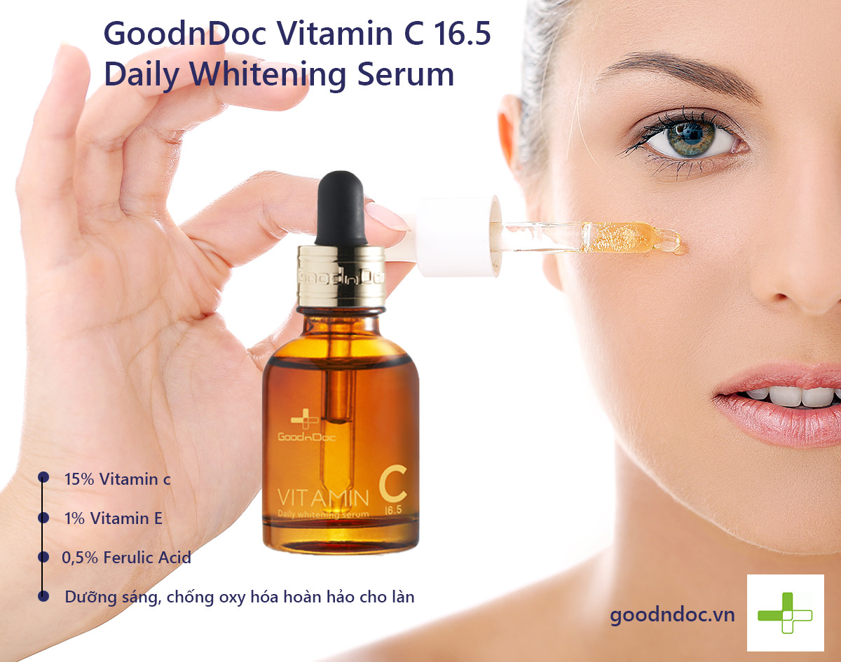 Review Serum Goodndoc Vitamin C 16.5 Daily Whitening