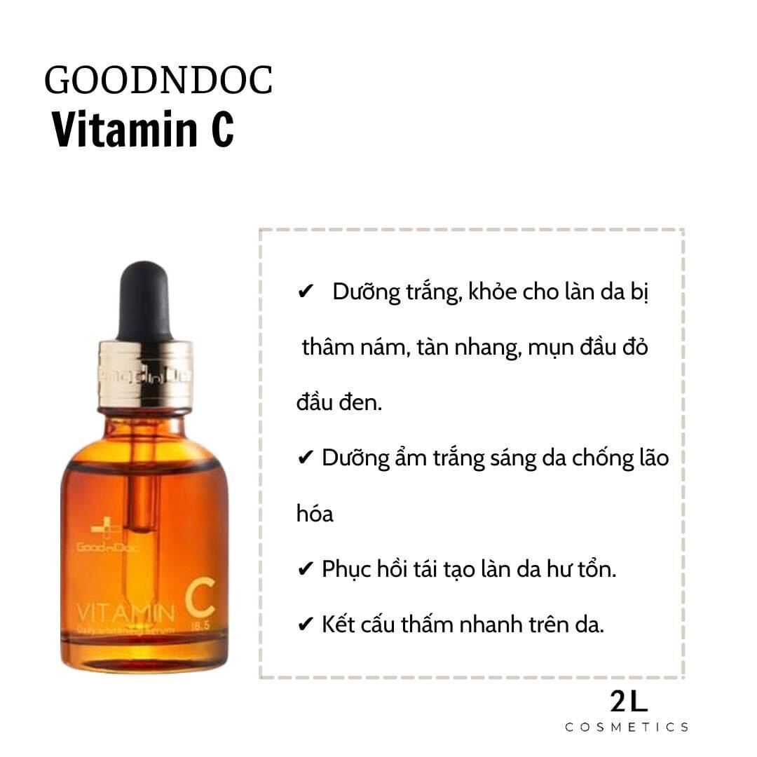 Review Serum Goodndoc Vitamin C 16.5 Daily Whitening