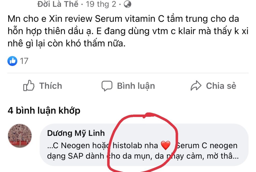 Review Serum Vitamin C Histolab Complex Ampoule 47 dưỡng sáng da
