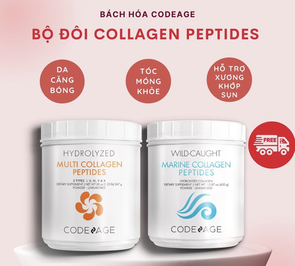 Review bột Collagen Codeage