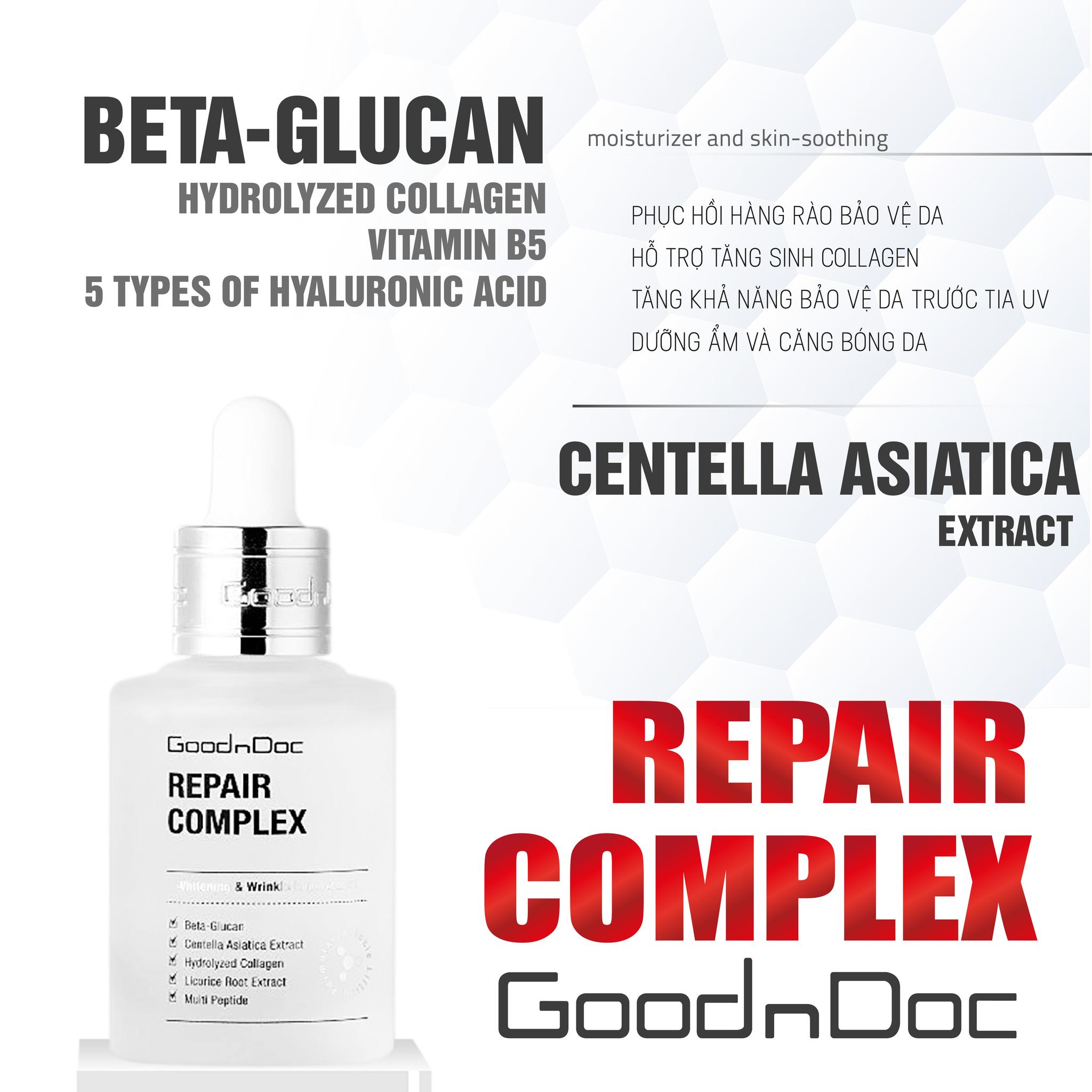 Serum ngăn ngừa lão hóa da GoodnDoc Repair Complex 30ml