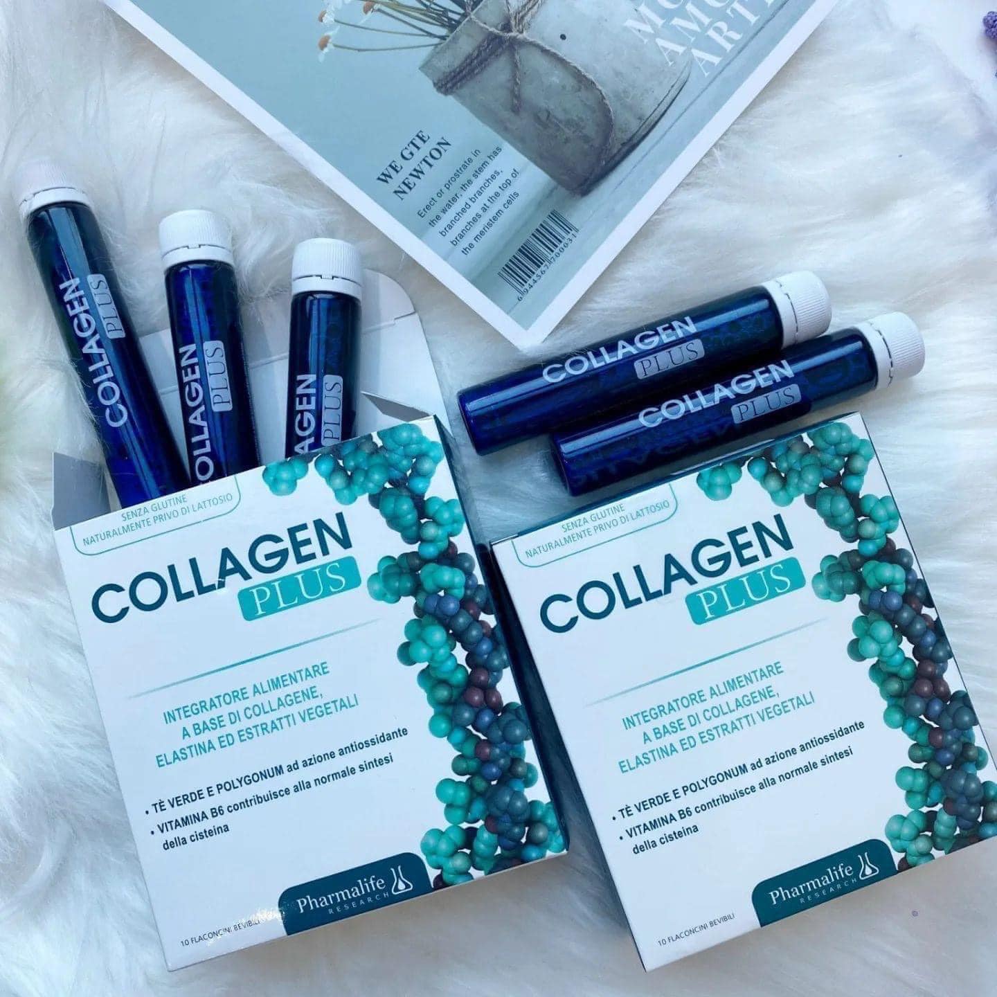 Collagen Plus Pharmalife collagen thủy phân ngừa lão hóa 10 ống